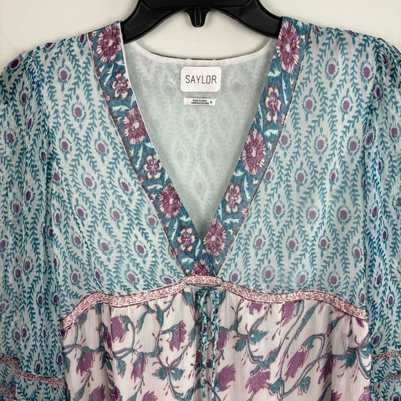 SAYLOR Kita Mini Dress in Multi Size S - Picture 3 of 16